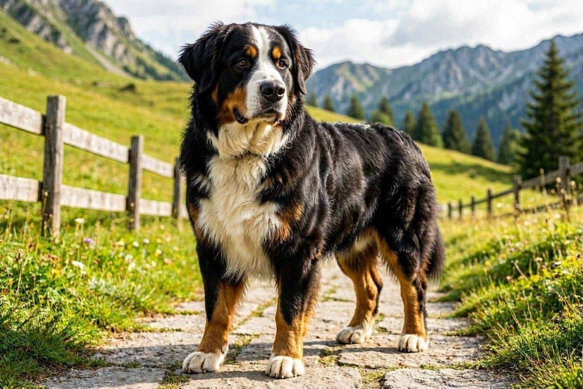 Photo of a Bernese Mountain Dog