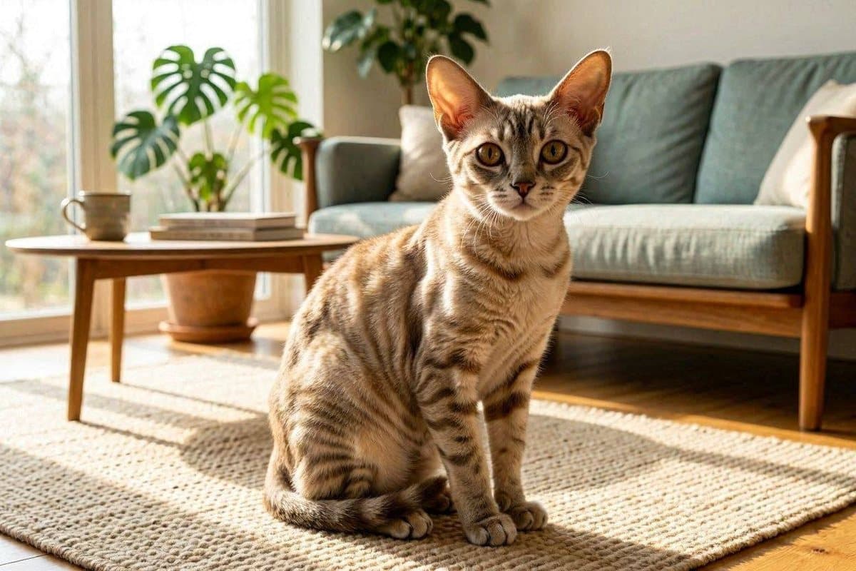 Photo of a Devon Rex Cat