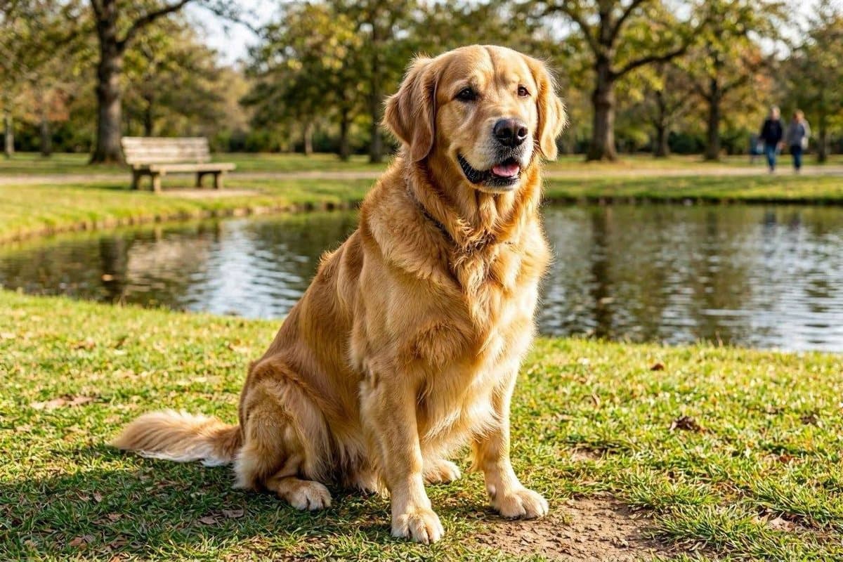 Illustration of a Golden Retriever